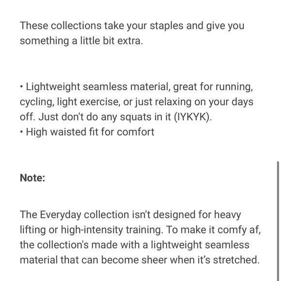 Gymshark XS Everyday Leggings - Picture 3 of 3